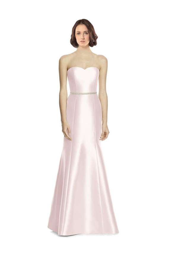 Long Pink Sleeveless Mermaid Bridesmaid Dress Birmingham