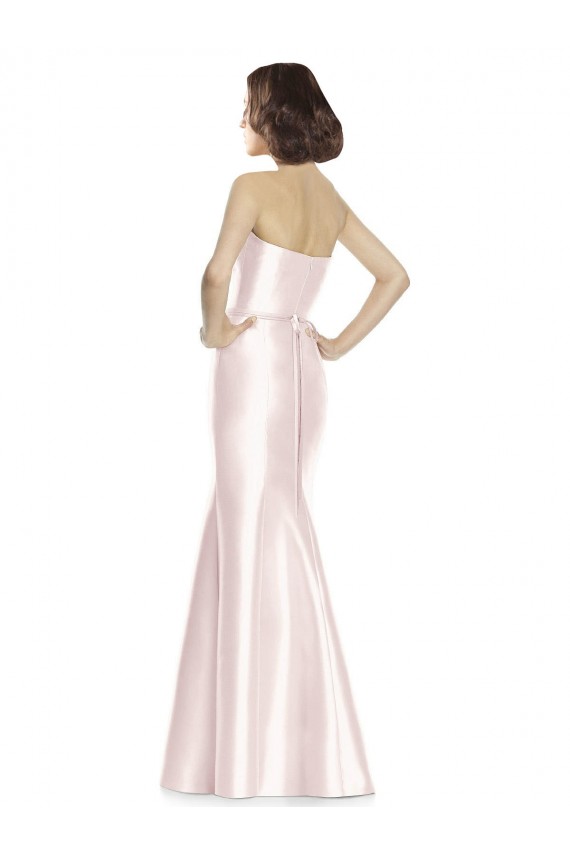 Long Pink Sleeveless Mermaid Bridesmaid Dress Birmingham