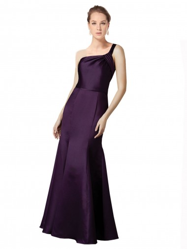 Long Grape Sleeveless Mermaid Prom Dress / Bridesmaid Dress Birmingham