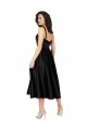 Knee Length Black Sleeveless A-Line Prom Dress / Bridesmaid Dress Birmingham
