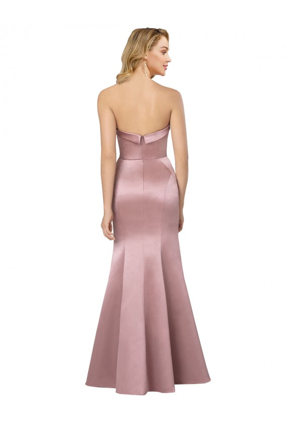 Long Light Sky Blue Sleeveless Sheath Low Back Formal Evening Gown / Prom Dress / Bridesmaid Dress Birmingham