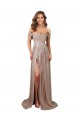 Long Champagne Sleeveless A-Line Formal Evening Gown / Prom Dress / Bridesmaid Dress Birmingham