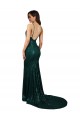 Long Dark Green Sleeveless Mermaid Low Back Formal Evening Gown / Prom Dress / Bridesmaid Dress Birmingham