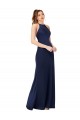 Long Sapphire Sleeveless Sheath Open Back Formal Evening Gown / Prom Dress / Bridesmaid Dress Birmingham