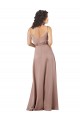 Long Dusty Pink Sleeveless A-Line Formal Evening Gown / Bridesmaid Dress Birmingham