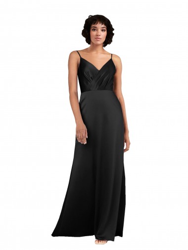 Long Black Sleeveless Column Formal Evening Gown / Prom Dress / Bridesmaid Dress Birmingham