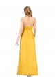 Long Sleeveless A-Line Open Back Front Slit Formal Evening Gown / Prom Dress / Bridesmaid Dress Birmingham