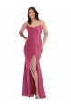Long Fuchsia Sleeveless Mermaid Tie Back Formal Plus Size Evening Gown / Prom Dress / Bridesmaid Dress Birmingham