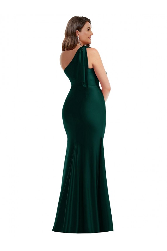Long Ever Green Sleeveless Mermaid Formal Plus Size Evening Gown / Prom Dress / Bridesmaid Dress Birmingham