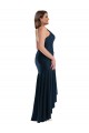 Long Dark Navy Sleeveless Mermaid High Low Plus Size Evening Gown / Prom Dress / Bridesmaid Dress Birmingham
