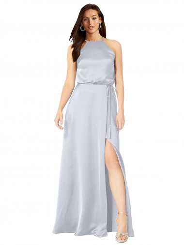 Long Fog Sleeveless A-Line Open Back Formal Evening Gown / Bridesmaid Dress Birmingham