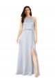 Long Fog Sleeveless A-Line Open Back Formal Evening Gown / Bridesmaid Dress Birmingham