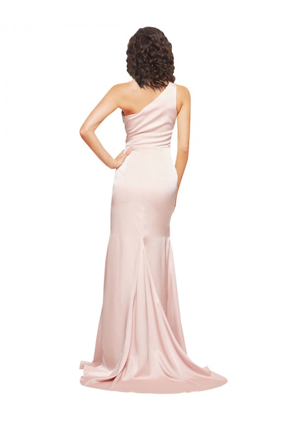 Long Pink Sleeveless Sheath High Slit Black Tie Evening Gown / Prom Dress / Bridesmaid Dress Birmingham