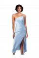 Midi Length Light Sky Blue Sleeveless A-Line Formal Evening Gown / Prom Dress / Bridesmaid Dress Birmingham