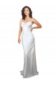 Sweep Train White Sleeveless Sheath Open Back Beach Wedding Dresses Birmingham