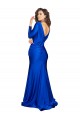 Long Royal Blue Long Sleeves Mermaid V-Back Formal Evening Gown / Prom Dress / Bridesmaid Dress Birmingham