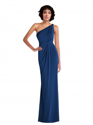Long Royal Blue Sleeveless Sheath Semi Formal Evening Dress / Prom Dress / Bridesmaid Dress Birmingham