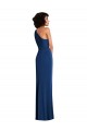 Long Royal Blue Sleeveless Sheath Semi Formal Evening Dress / Prom Dress / Bridesmaid Dress Birmingham