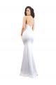Long White Sleeveless Mermaid Low Back Black Tie Evening Gown / Prom Dress / Bridesmaid Dress Birmingham