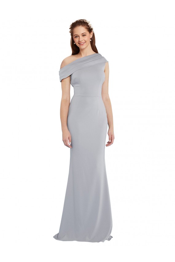 Long Grey Sleeveless Mermaid Formal Evening Gown / Prom Dress / Bridesmaid Dress Birmingham