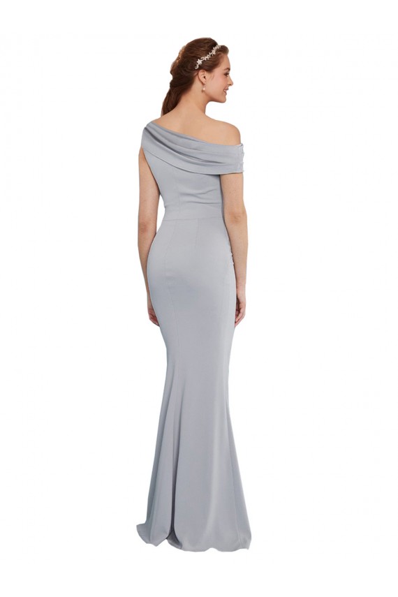 Long Grey Sleeveless Mermaid Formal Evening Gown / Prom Dress / Bridesmaid Dress Birmingham