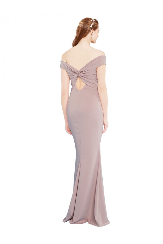 Long Dusty Pink Sleeveless Mermaid Keyhole Back Formal Evening Gown / Prom Dress / Bridesmaid Dress Birmingham