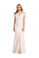 Long Pink Sleeveless Trumpet Bridesmaid Dress / Evening Dress Birmingham
