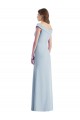 Long Light Sky Blue Sleeveless A-Line Black Tie Evening Gown / Bridesmaid Dress Birmingham
