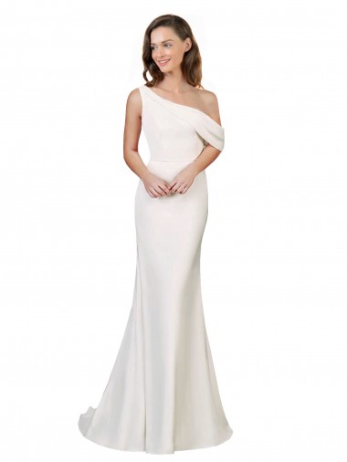 Sweep Train Ivory Sleeveless Sheath Formal Evening Gown / Prom Dress / Bridesmaid Dress Birmingham