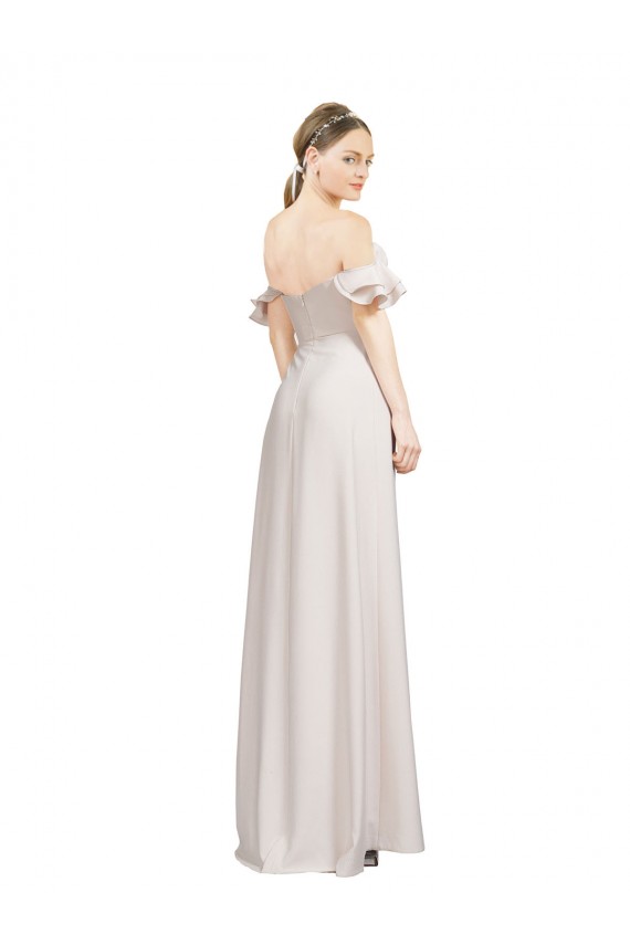Long Red Sleeveless A-Line Side Slit Formal Evening Gown / Prom Dress / Bridesmaid Dress Birmingham