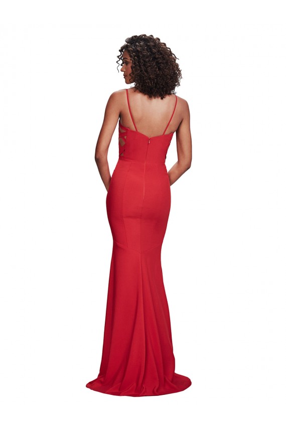 Long Red Sleeveless Mermaid Bridesmaid Dress / Evening Dress Birmingham