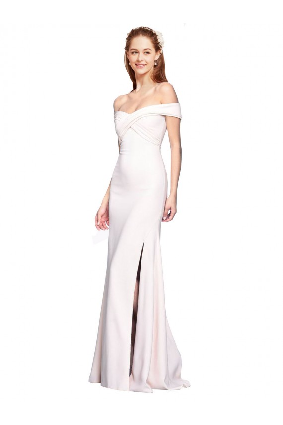 Long White Sleeveless Mermaid Formal Evening Gown / Prom Dress / Bridesmaid Dress Birmingham