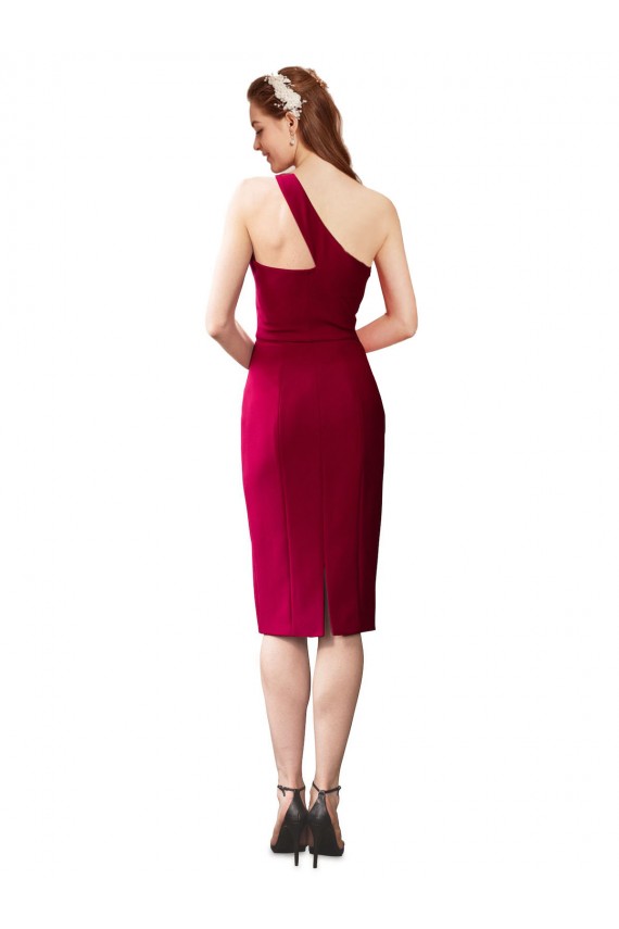 Cocktail Length Black Sleeveless Sheath Formal Evening Gown / Prom Dress / Bridesmaid Dress Birmingham