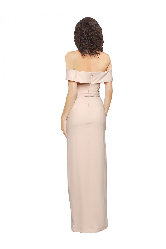Long Nude Sleeveless Mermaid Low Back Formal Evening Gown / Prom Dress / Bridesmaid Dress Birmingham
