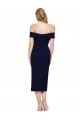 Midi Length Dark Navy Sleeveless Mermaid Formal Evening Gown / Prom Dress / Bridesmaid Dress Birmingham