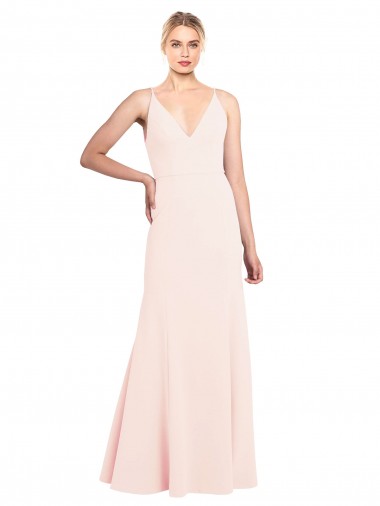 Long Pink Sleeveless A-Line V-Back Formal Evening Gown / Prom Dress / Bridesmaid Dress Birmingham