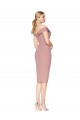 Knee Length Dusty Pink Sleeveless Mermaid Black Tie Evening Gown / Prom Dress / Bridesmaid Dress Birmingham