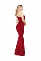 Long Burgundy Sleeveless Mermaid Stretch Crepe Formal Evening Gown / Prom Dress / Bridesmaid Dress Birmingham