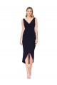 Knee Length Dark Navy Sleeveless Mermaid High Low Evening Gown / Prom Dress / Bridesmaid Dress Birmingham