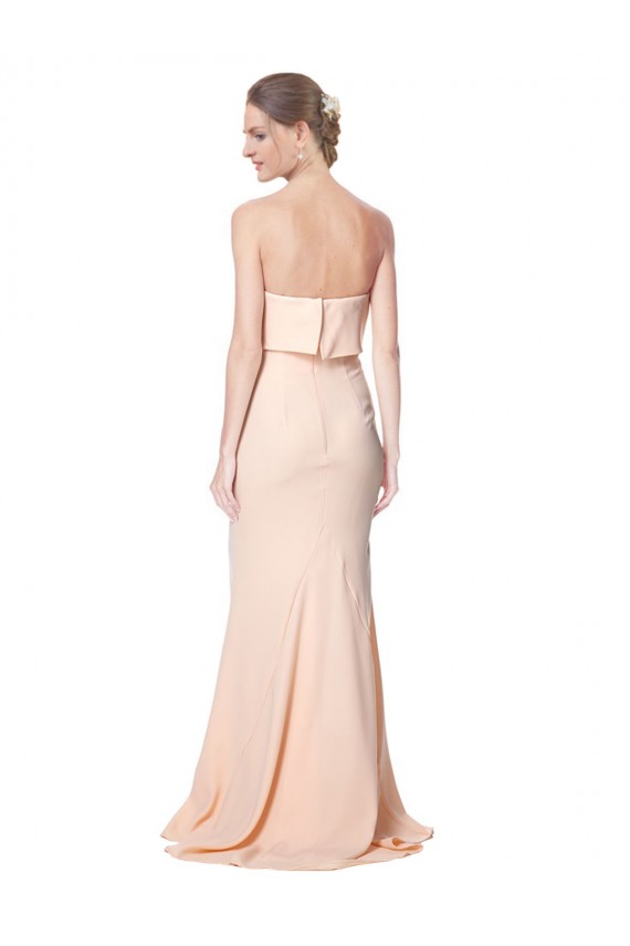 Long Nude Sleeveless Mermaid Black Tie Evening Gown / Prom Dress / Bridesmaid Dress Birmingham