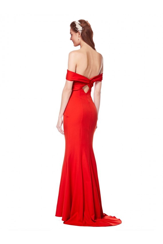 Long Red Sleeveless Mermaid Bridesmaid Dress / Formal Dress Birmingham