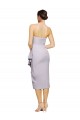 Cocktail Length Arctic Lilac Sleeveless Sheath Low Back High Low Evening Gown / Prom Dress / Bridesmaid Dress Birmingham