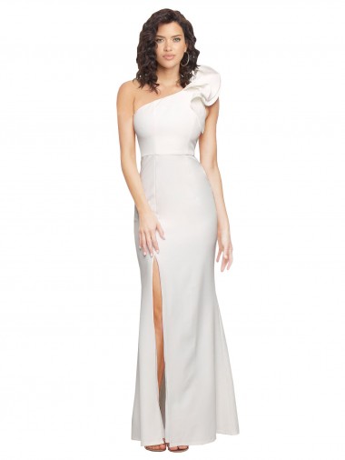 Long Ivory Sleeveless Sheath Formal Evening Gown / Prom Dress / Bridesmaid Dress Birmingham