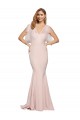 Long Mauve Sleeveless Sheath Low Back Formal Dress / Bridesmaid Dress Birmingham