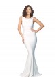 Long Ivory Sleeveless Sheath V-Back Formal Evening Gown / Prom Dress / Bridesmaid Dress Birmingham