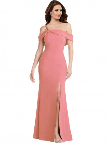 Long Hot Pink Sleeveless Trumpet Low Back Semi Formal Evening Dress / Prom Dress / Bridesmaid Dress Birmingham