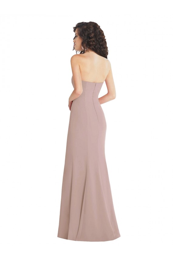 Long Dusty Pink Sleeveless Mermaid Formal Evening Gown / Prom Dress / Bridesmaid Dress Birmingham