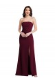 Long Burgundy Gold Sleeveless Trumpet Semi Formal Evening Dress / Prom Dress / Bridesmaid Dress Birmingham