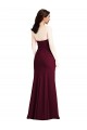 Long Burgundy Gold Sleeveless Trumpet Semi Formal Evening Dress / Prom Dress / Bridesmaid Dress Birmingham