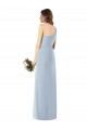 Long Light Sky Blue Sleeveless Trumpet Front Slit Semi Formal Evening Dress / Prom Dress / Bridesmaid Dress Birmingham